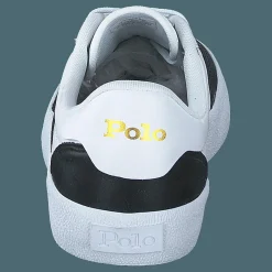 Polo Ralph Lauren Court Leather Sneaker White/Black Vit Outlet