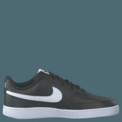 Nike Court Vision Low Women's Shoes BLACK/WHITE Grå Clearance