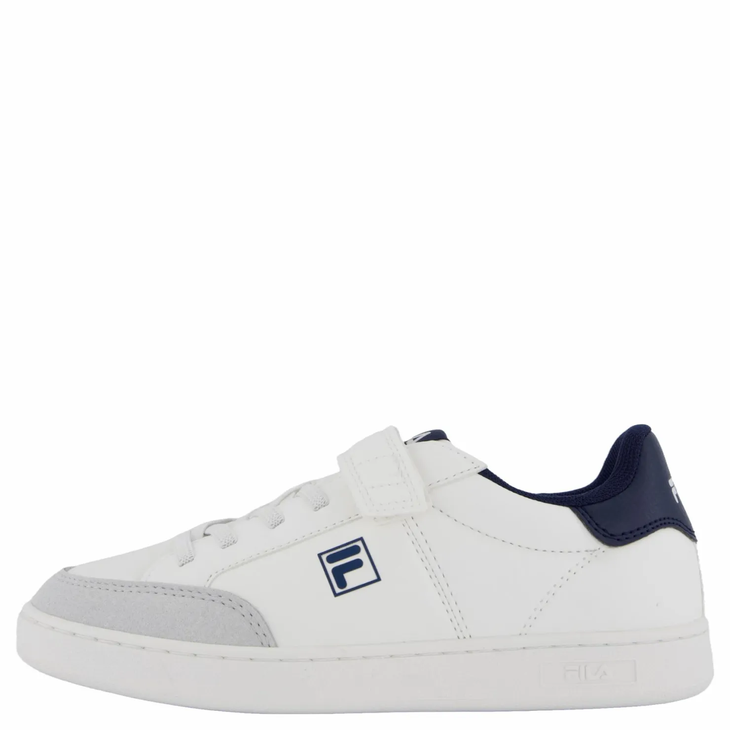 Fila Courtbay Velcro Kids White- Navy Vit Online