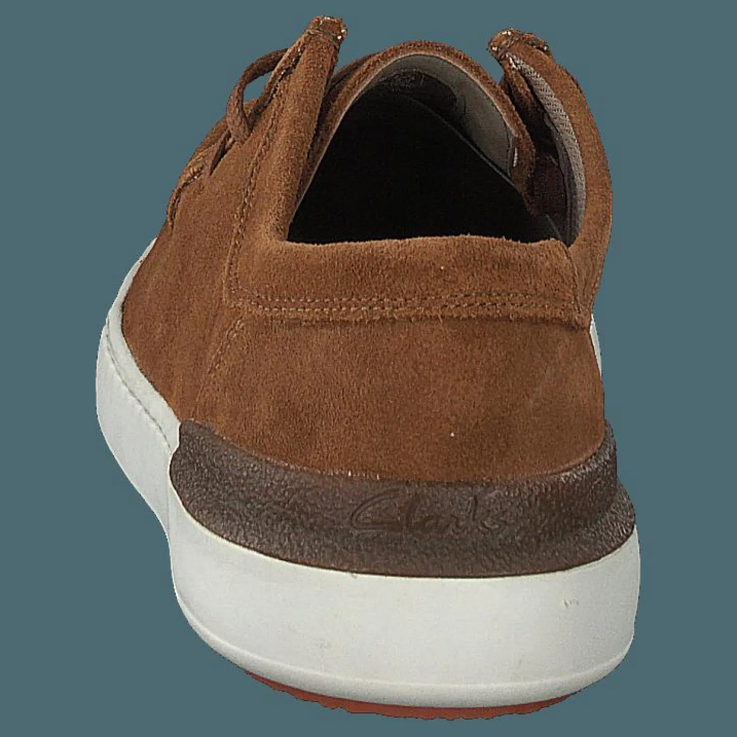 Clarks Courtlitewally Cognac Suede Brun New