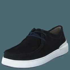 Clarks Courtlitewally Navy Suede Svart