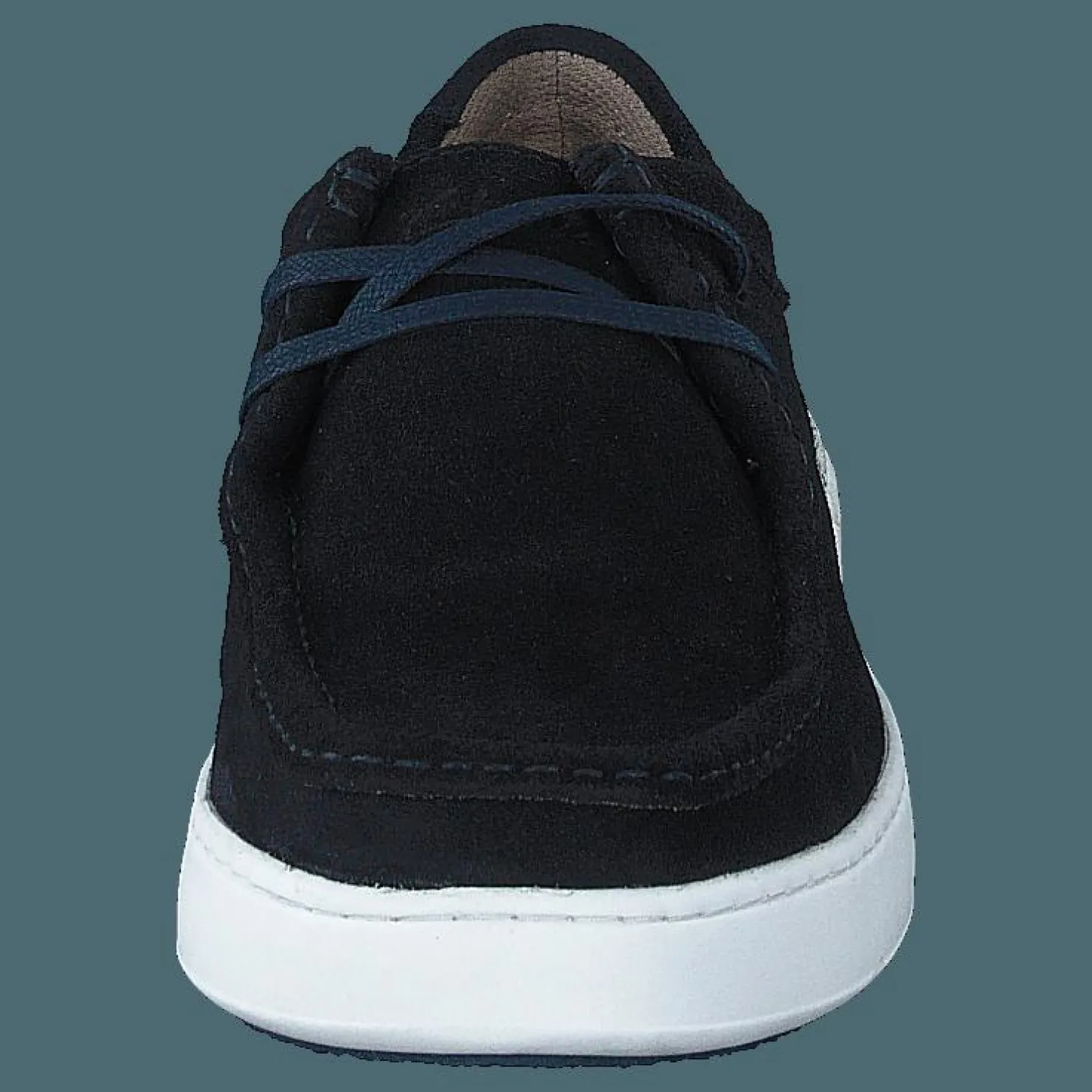 Clarks Courtlitewally Navy Suede Svart