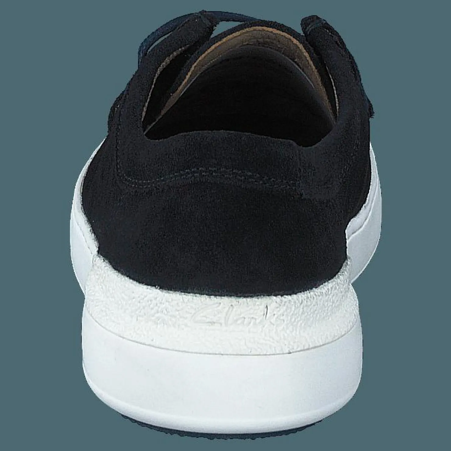 Clarks Courtlitewally Navy Suede Svart