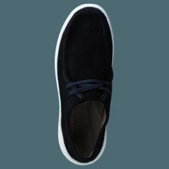 Clarks Courtlitewally Navy Suede Svart