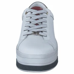 Tommy Hilfiger Croc Print Flatform Cupsole Rwb Blå New