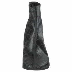 NA-KD Croco Basic Boots Black Svart Online