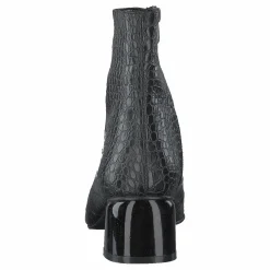NA-KD Croco Basic Boots Black Svart Online