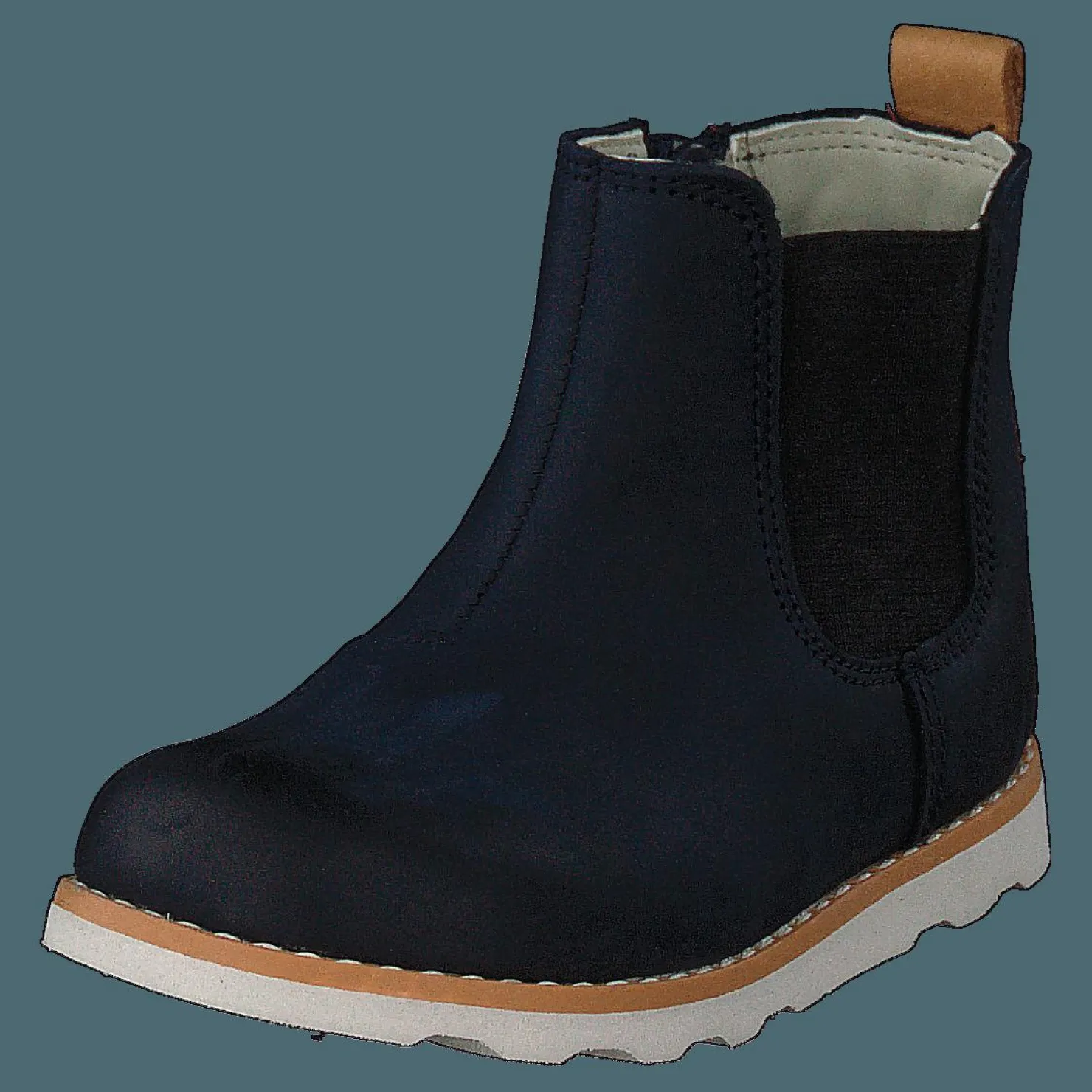 Clarks Crown Halo T Navy Leather Blå