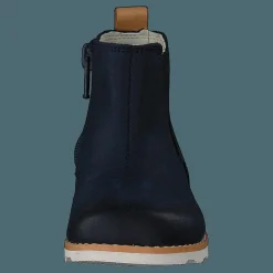 Clarks Crown Halo T Navy Leather Blå