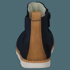Clarks Crown Halo T Navy Leather Blå