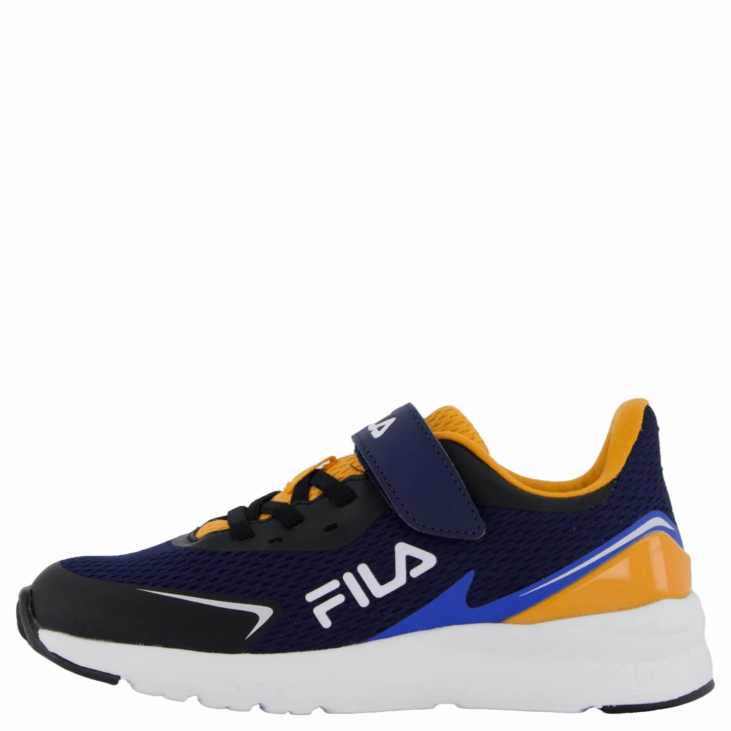 Fila Crusher V Kids Black-dark Cheddar Blue och Multi color Hot