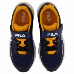 Fila Crusher V Kids Black-dark Cheddar Blue och Multi color Hot