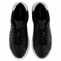 Calvin Klein Cupsole Lace Up W/ml Lth Ck Black Svart Online