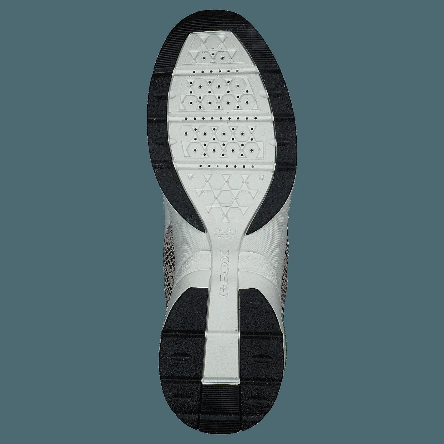 Geox D Alhour White/off White Vit Clearance