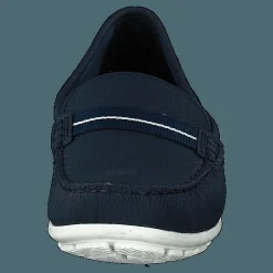Clarks Dameo Vine Navy Leather Blå Discount