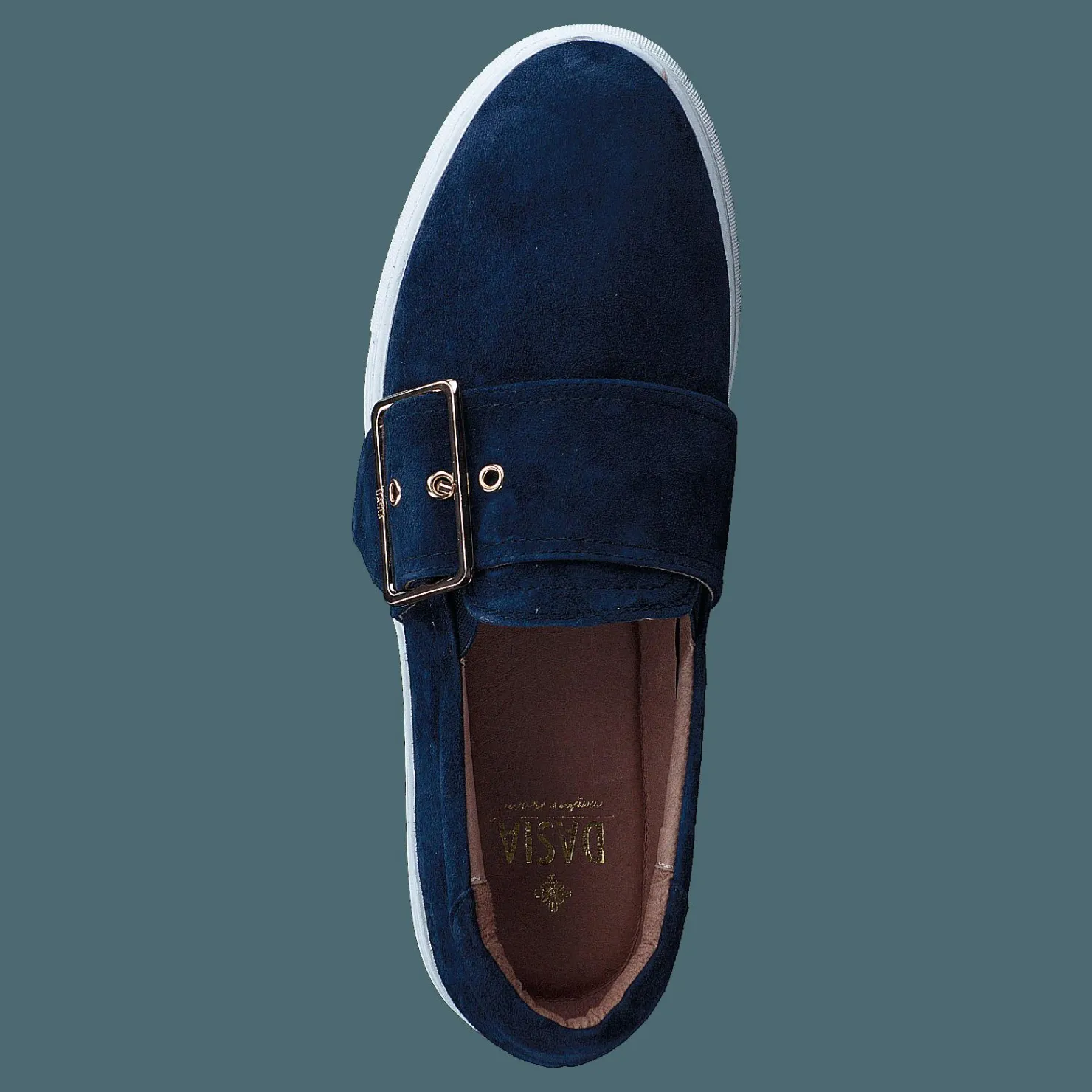 Dasia Daylily Navy Buckle Navy Blå Sale
