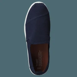 Toms Deconstructed Alpargata Navy Canvas Blå Best