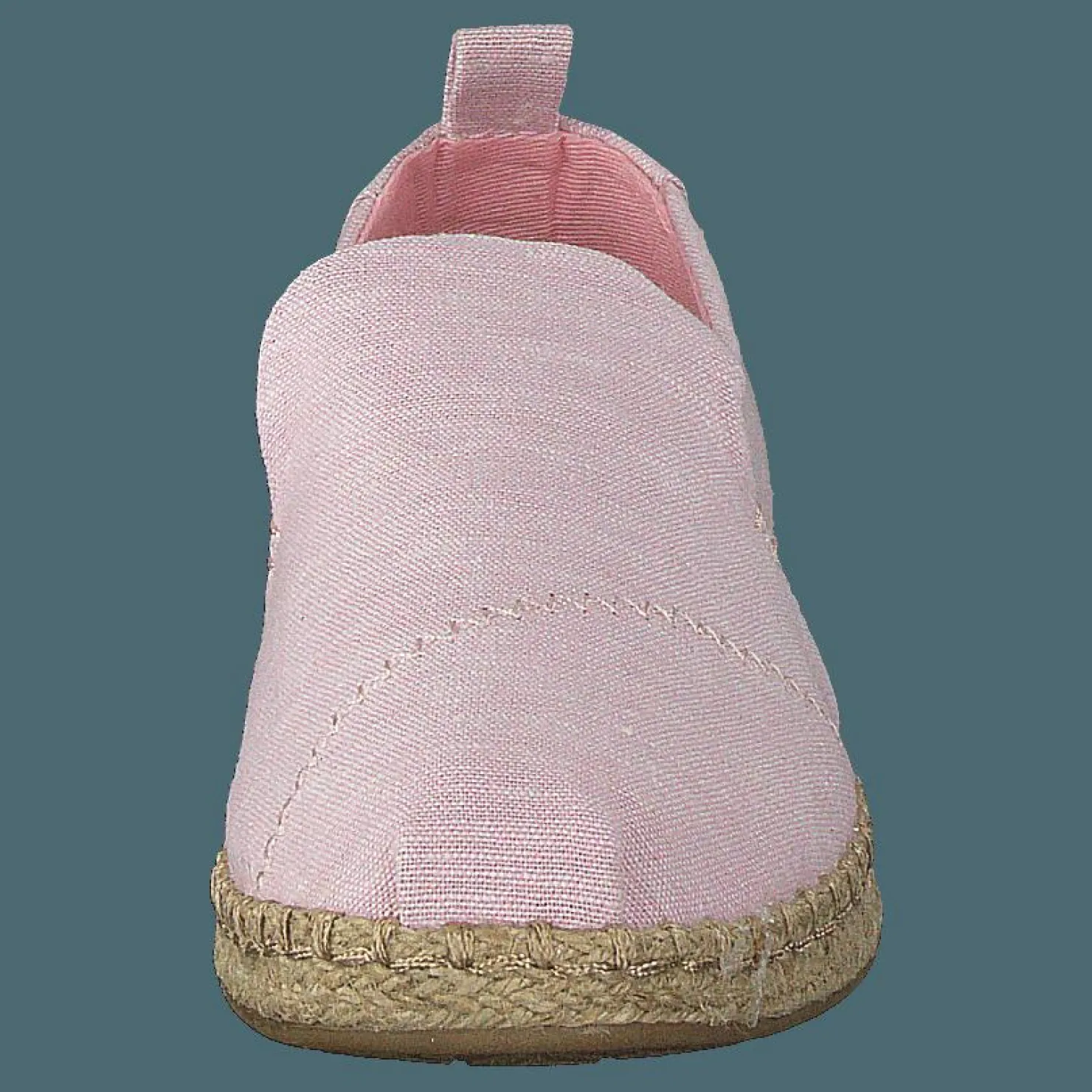 Toms Deconstructed Alpargata Rope Blossom Slub Chambray Grå och Rosa Discount