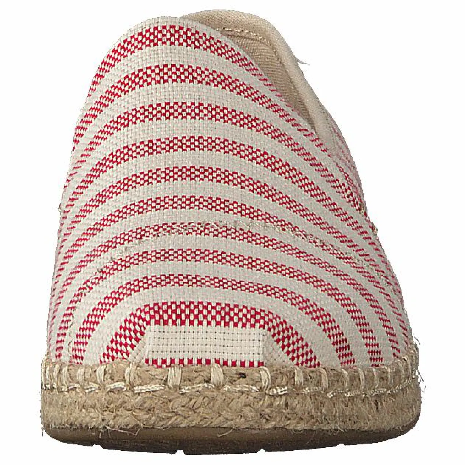 Toms Deconstructed Alpargata Rope Red Woven Stripe Beige Online