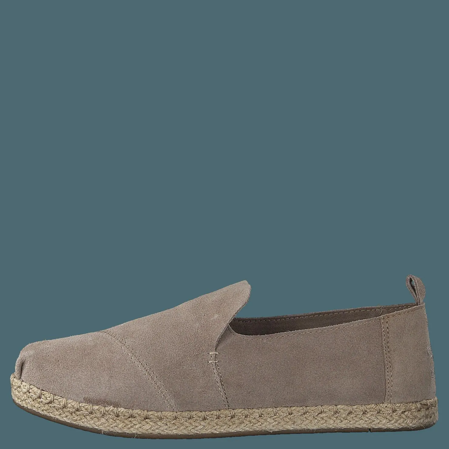 Toms Decontructed Alpergata Taupe Suede Brun New