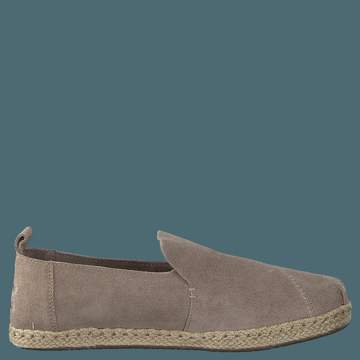 Toms Decontructed Alpergata Taupe Suede Brun New