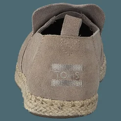 Toms Decontructed Alpergata Taupe Suede Brun New