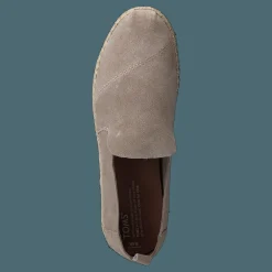 Toms Decontructed Alpergata Taupe Suede Brun New