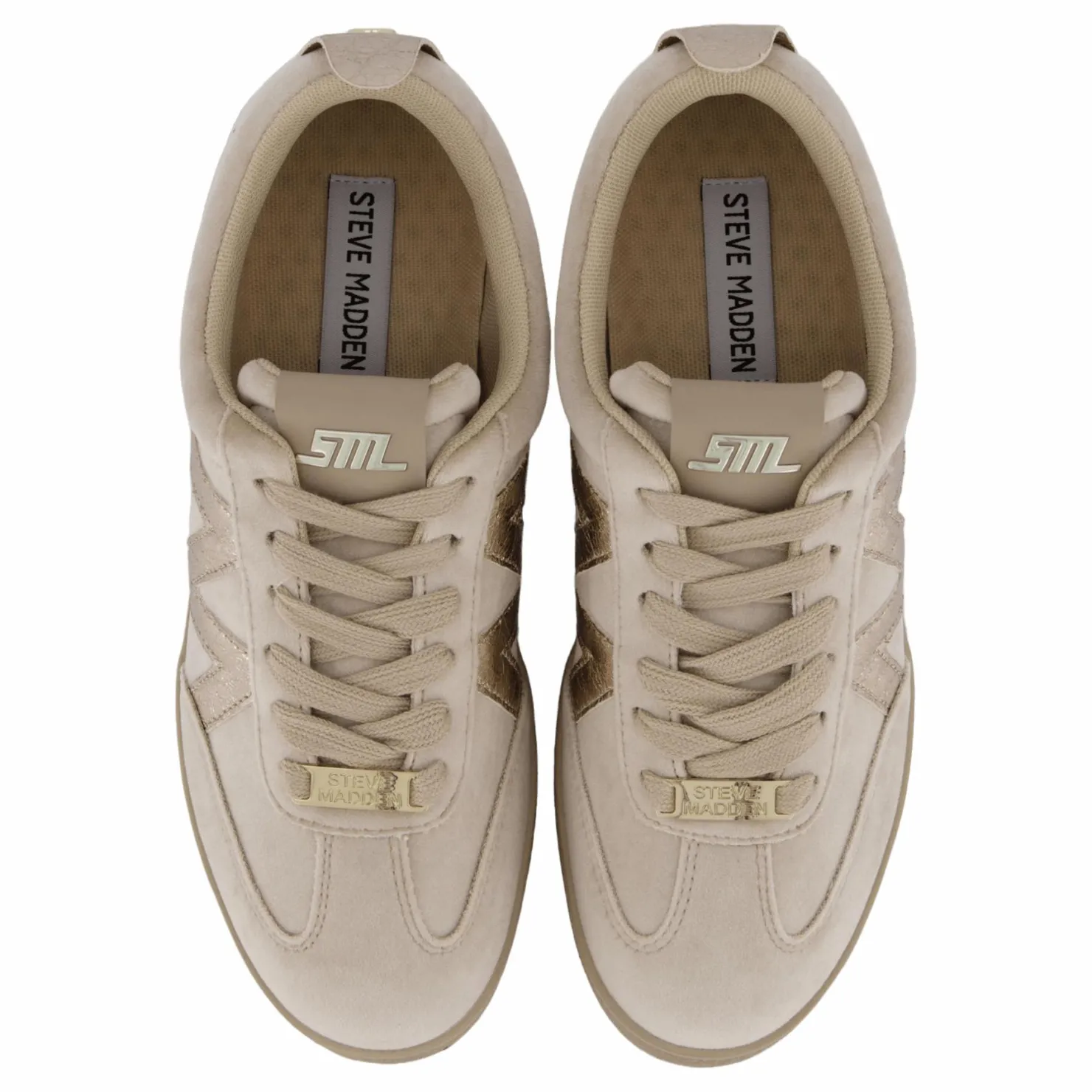 Steve Madden Degree Blush Velv Beige New