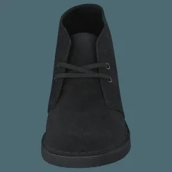 Clarks Desert Boot2 Black Suede Svart Outlet
