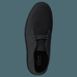 Clarks Desert Boot2 Black Suede Svart Outlet