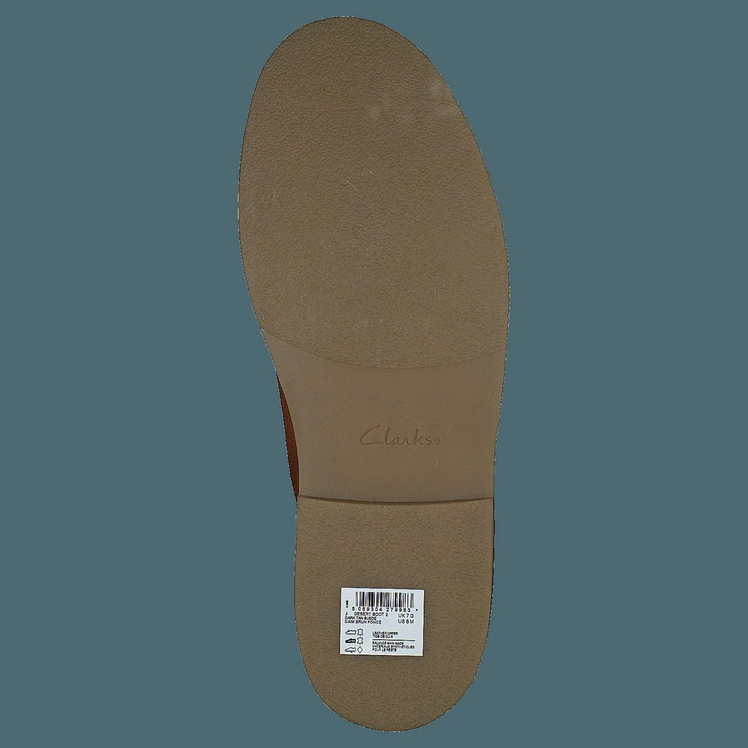 Clarks Desert Boot2 Dark Tan Suede Brun Discount
