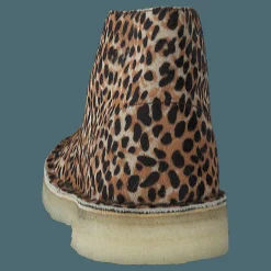 Clarks Originals Desert Boot Leopard Prt Pony Brun