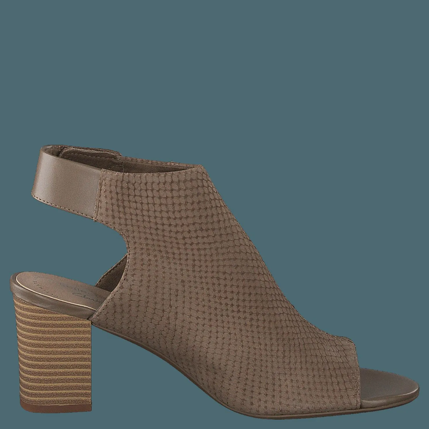 Clarks Deva Bell Oliv Interest Nubuck Brun Online