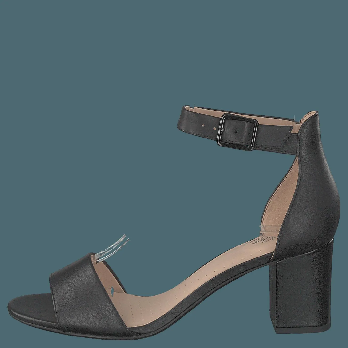 Clarks Deva Mae Black Leather Brun Discount