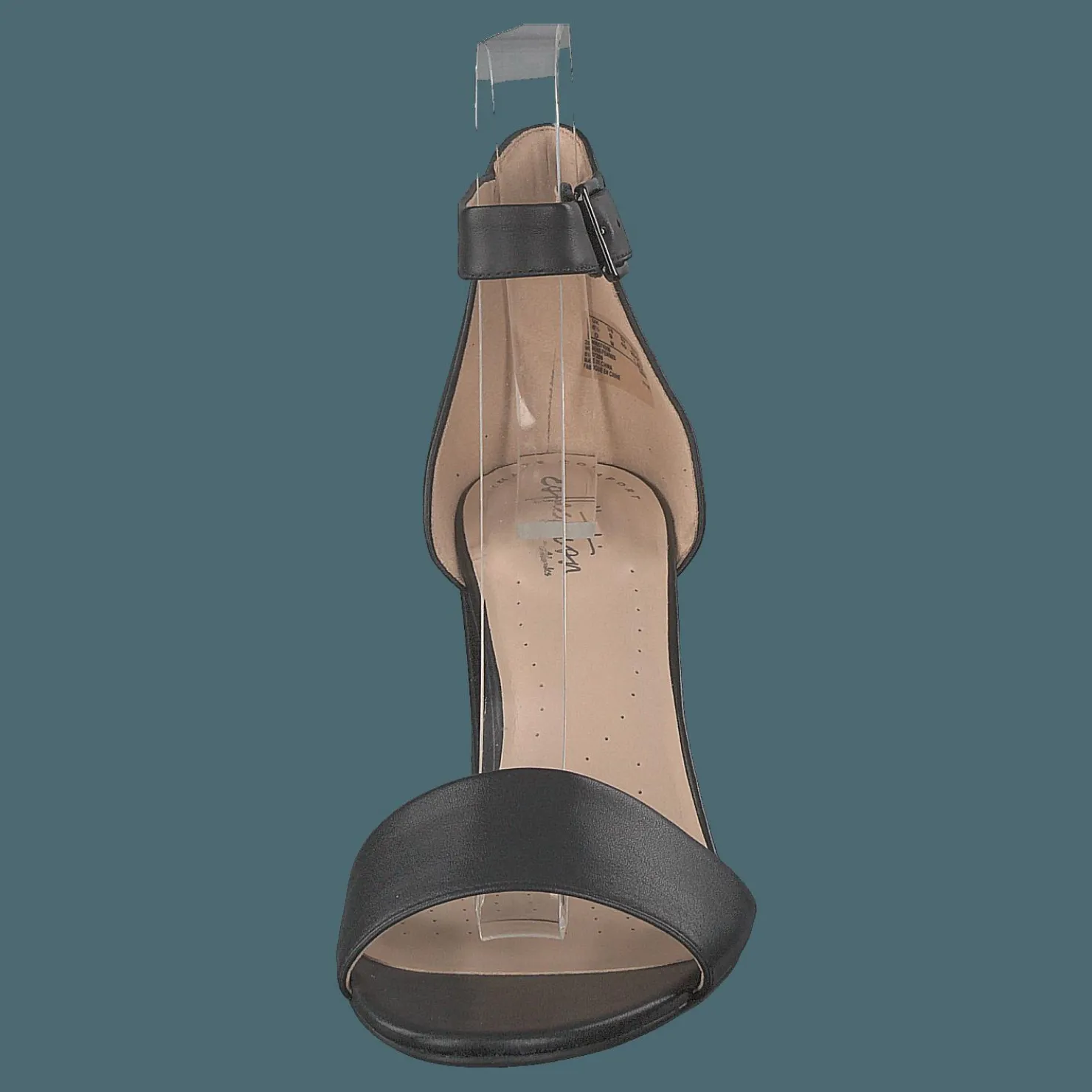 Clarks Deva Mae Black Leather Brun Discount