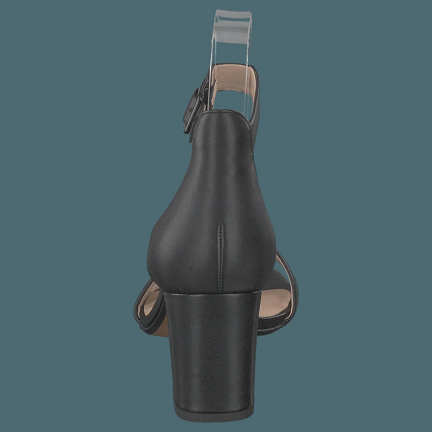Clarks Deva Mae Black Leather Brun Discount