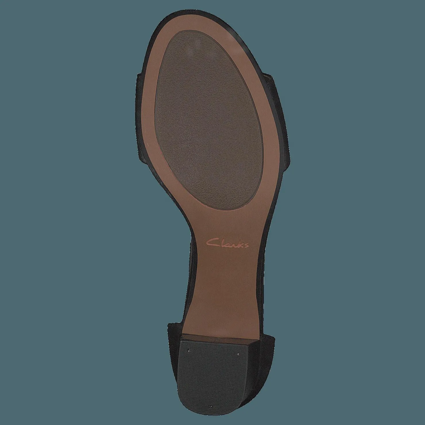 Clarks Deva Mae Black Leather Brun Discount