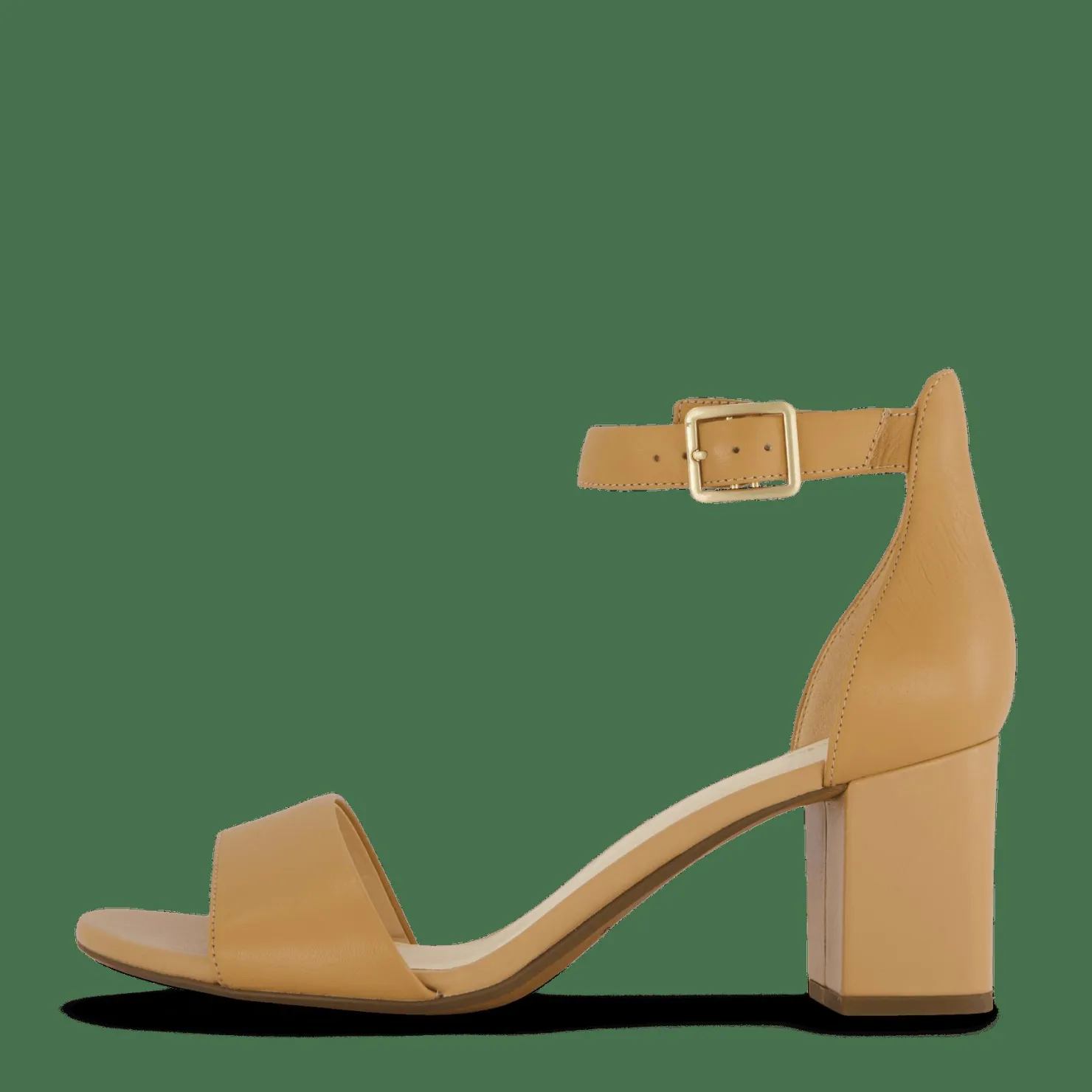 Clarks Deva Mae Camel Leather Beige Discount