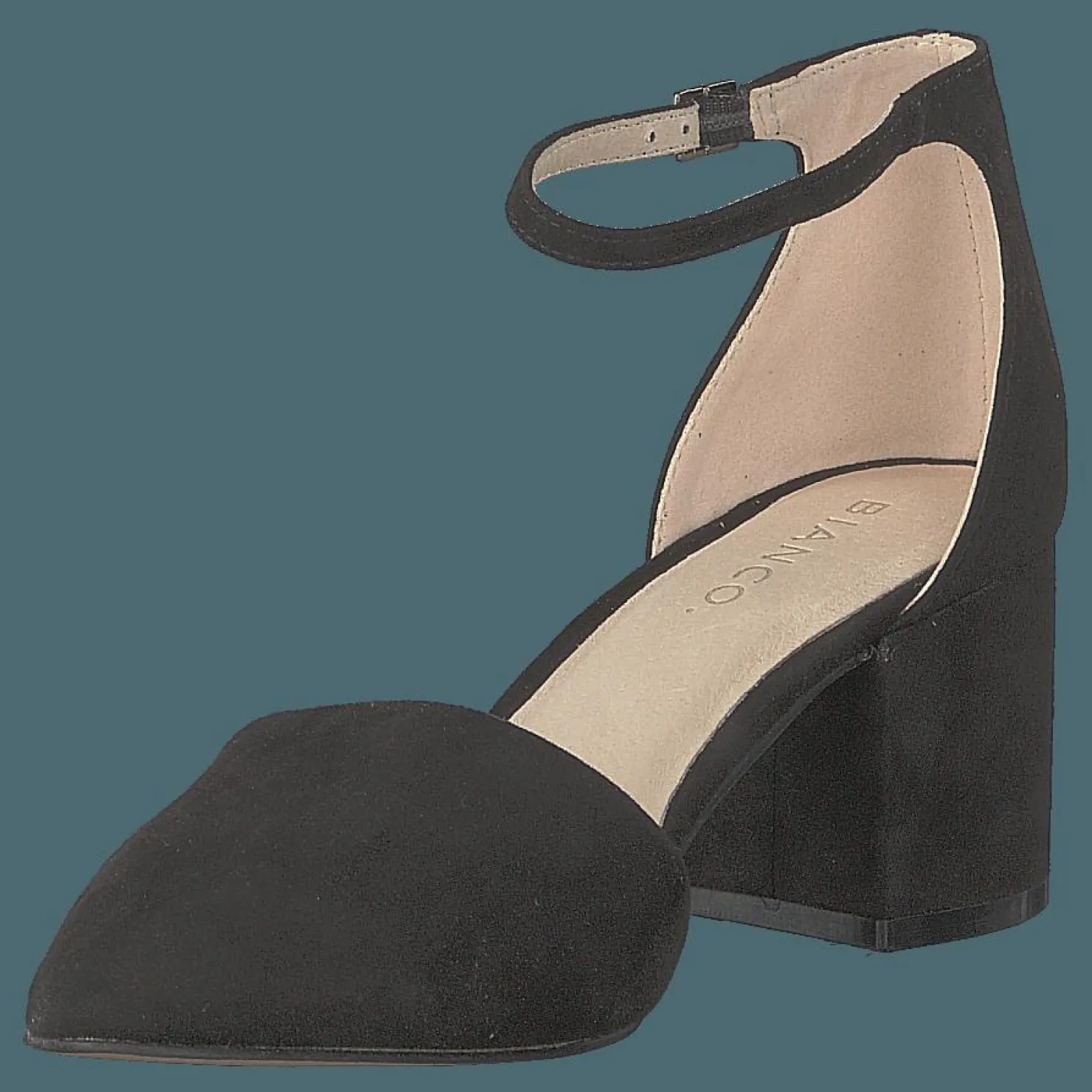 Bianco Divided D'orsay Pump 101 - Black 1 Svart Discount