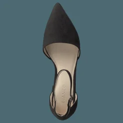 Bianco Divided D'orsay Pump 101 - Black 1 Svart Discount