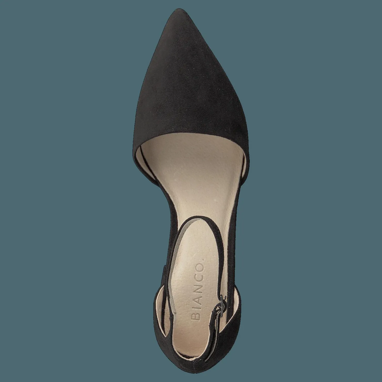 Bianco Divided D'orsay Pump 101 - Black 1 Svart Discount
