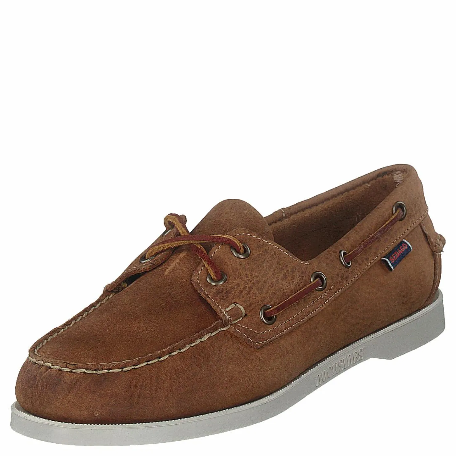 Sebago Dockside Portland Crazy W Brown Tan Brun New