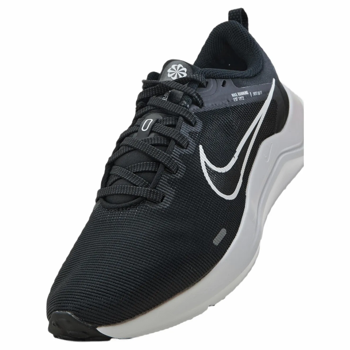 Nike Downshifter 12 Women's Road Running Shoes BLACK/WHITE-SMOKE GREY-PURE PLATINUM Svart Best