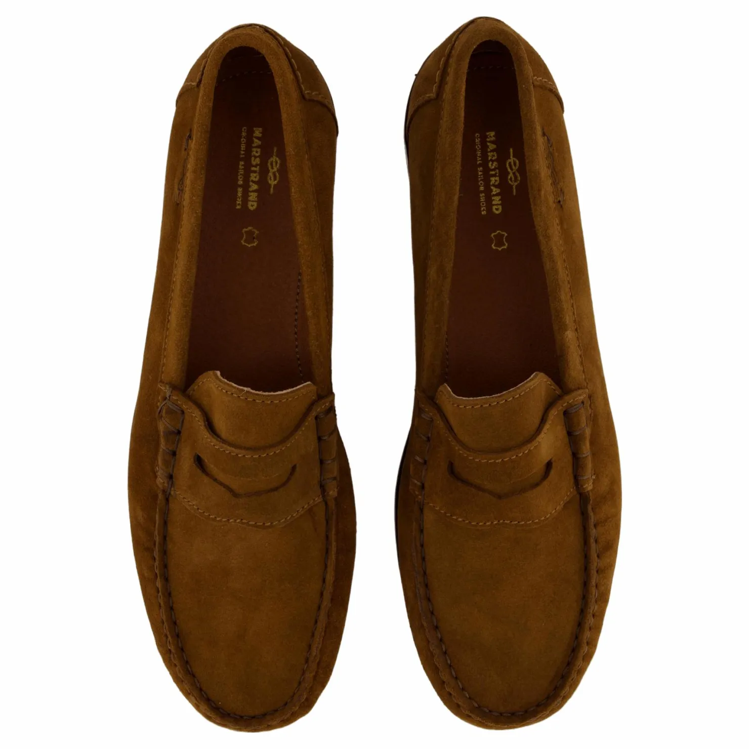 Marstrand Driving Loafer Sde Fudge Brun New