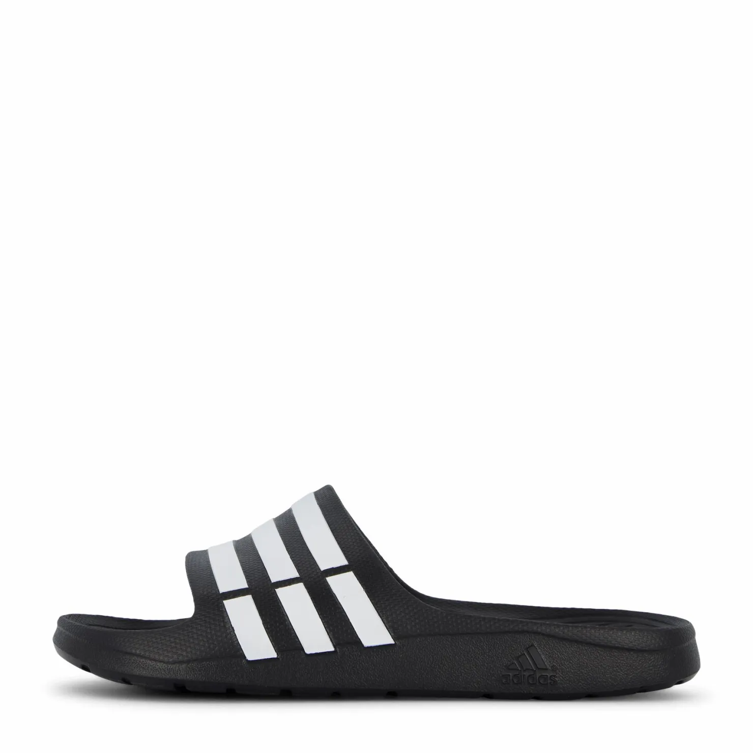 adidas Duramo Slides Core Black / White / Core Black Svart Outlet