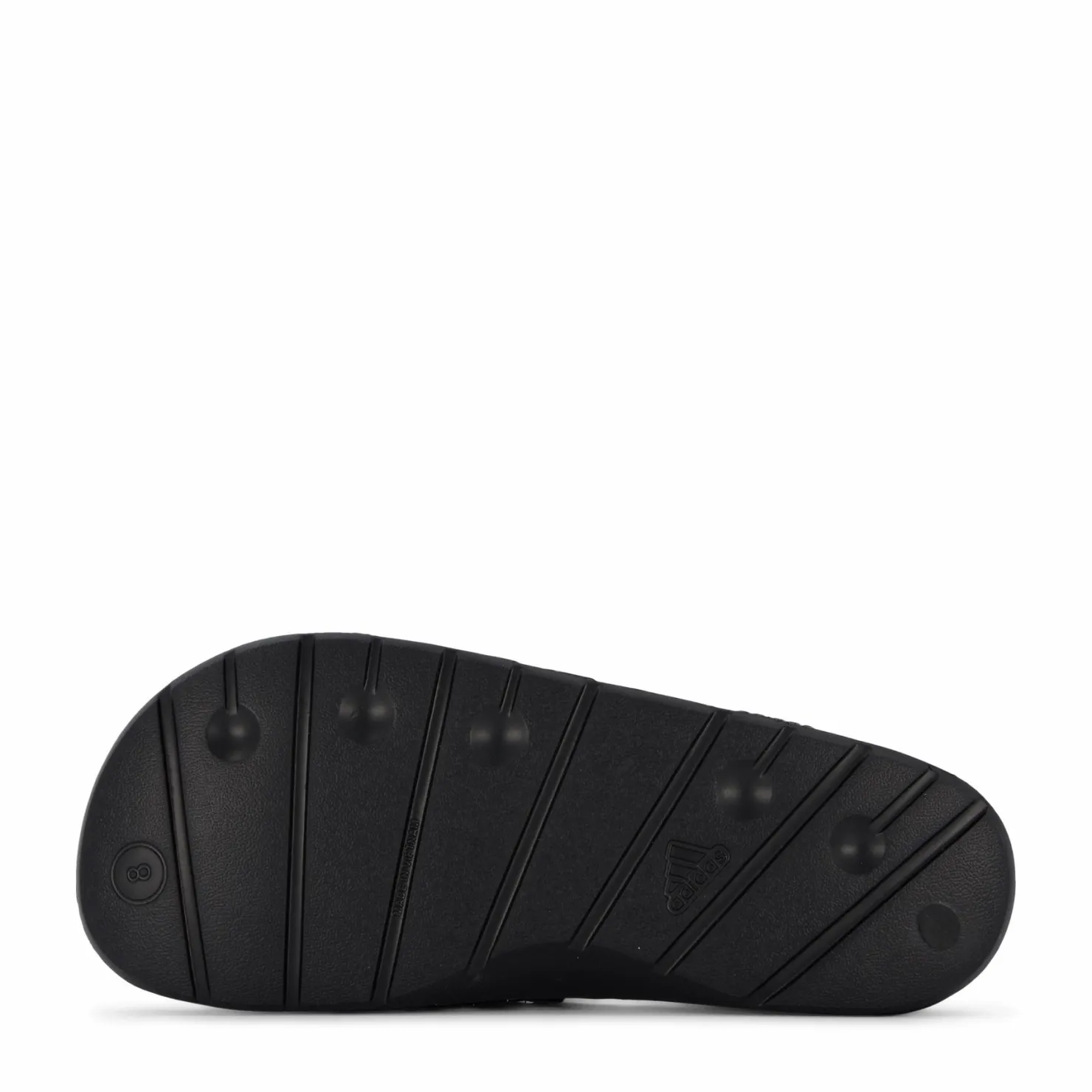 adidas Duramo Slides Core Black / White / Core Black Svart Outlet