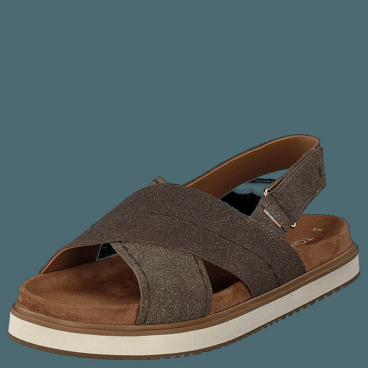 Toms Dusty Gold Star Suede Brown Metallic Brun Online