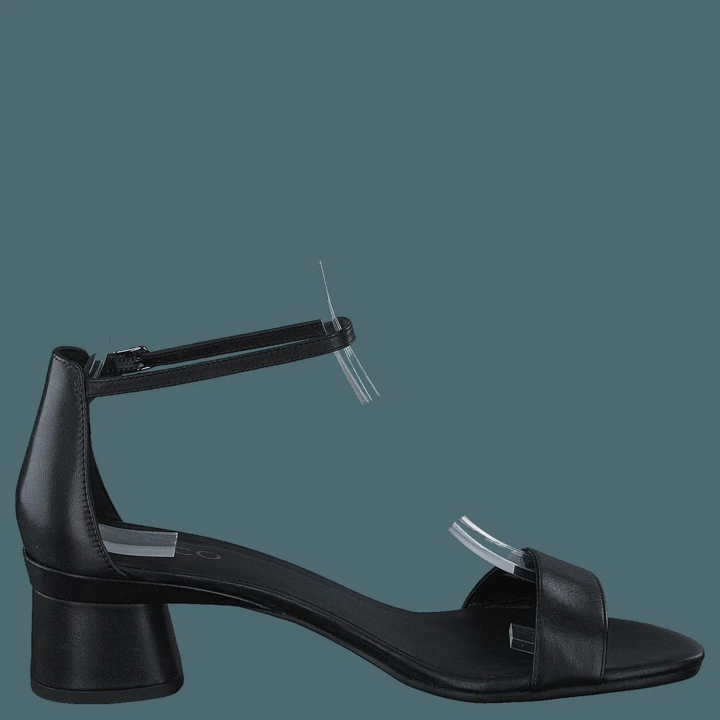 ECCO Elevate 45 Block Sandal Black Svart Discount