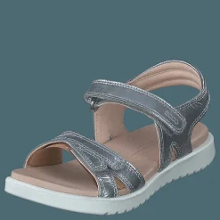 ECCO Flora Silver Iridescent Grå Discount