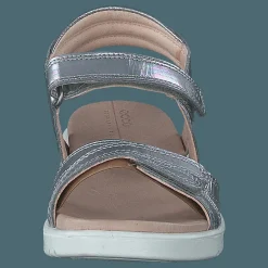ECCO Flora Silver Iridescent Grå Discount